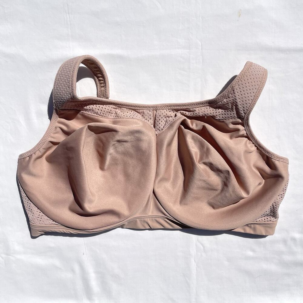 Glamorise High Impact Underwire Sports Bra 40G Cafe Beige 9066